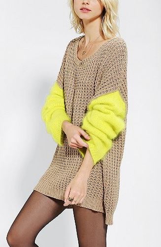 Urban Outfitters Shae Cashmere-Sleeve Boyfriend Sweater $198.00