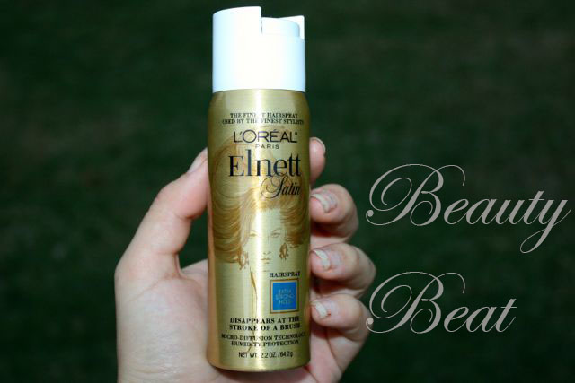 Elnett Satin hairspray from L’Oreal Paris can be your curls savior!