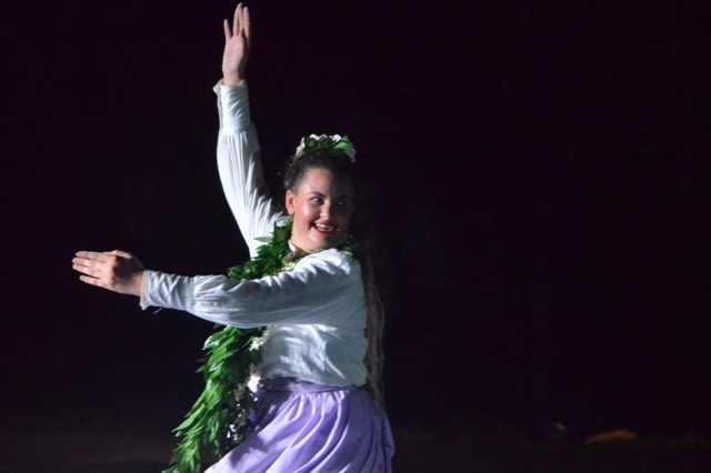 Senior Ayla Forsythe hosted, organized, sold tickets, marketed and participated in the show Nā Lio for her senior project on Friday Oct. 23, 2015, in Lahaina.