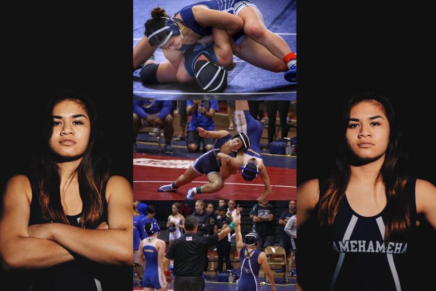 Palimoʻo gives it her all in wrestling
