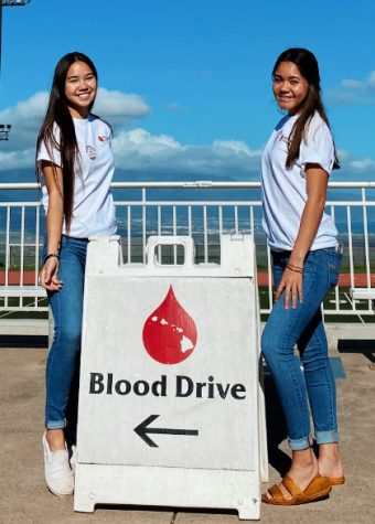 Juniors Danielle Bridge and Jayci Bulosan are ready to start saving some lives through their blood drive.