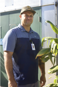 Kumu Iwikauikaua Joaquin, one of the caretakers and kumu of Ka Hale Uliulimau.